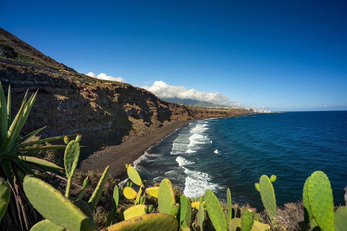 Playa Los Patos en Tenerife.